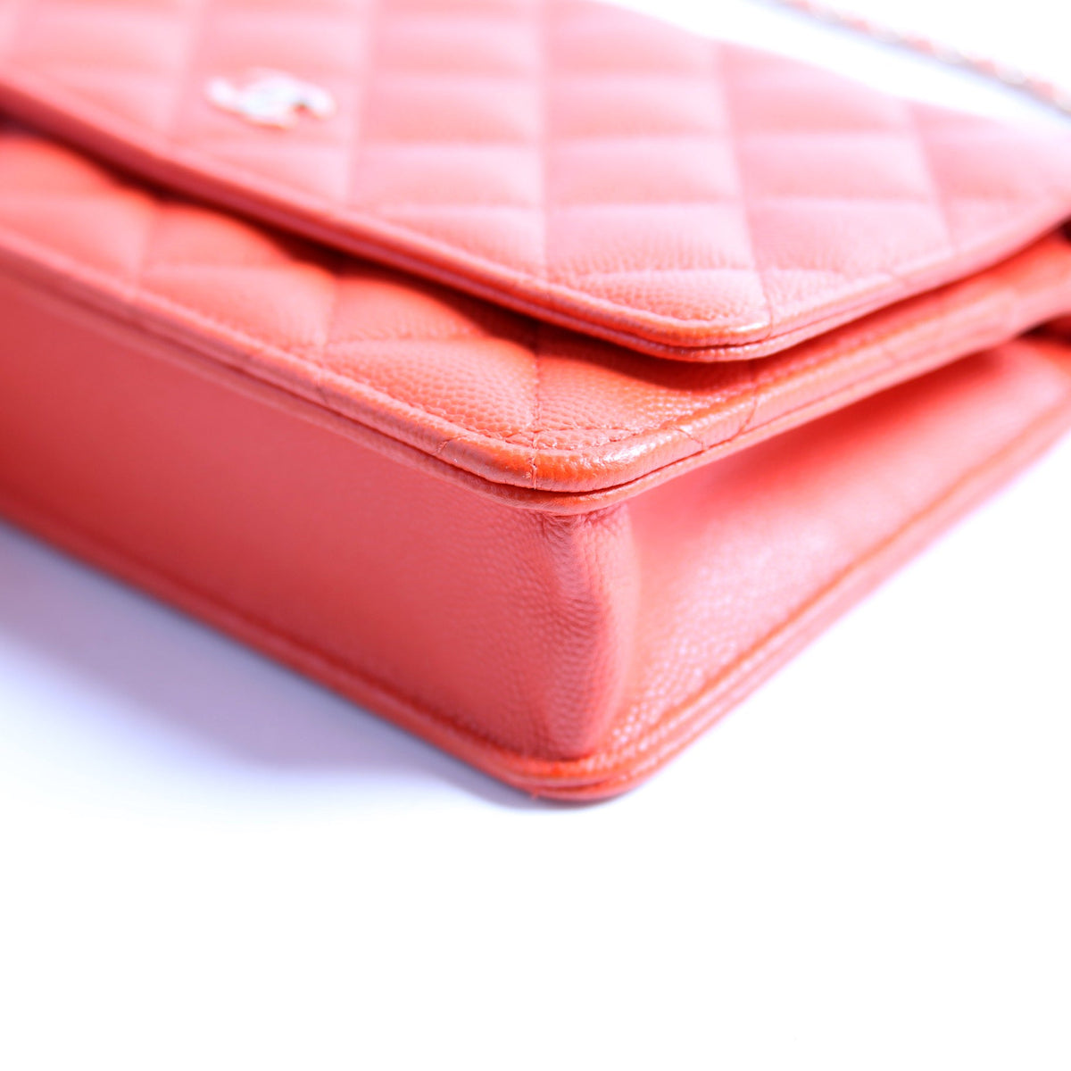 WOC Classic Quilted Caviar Orange