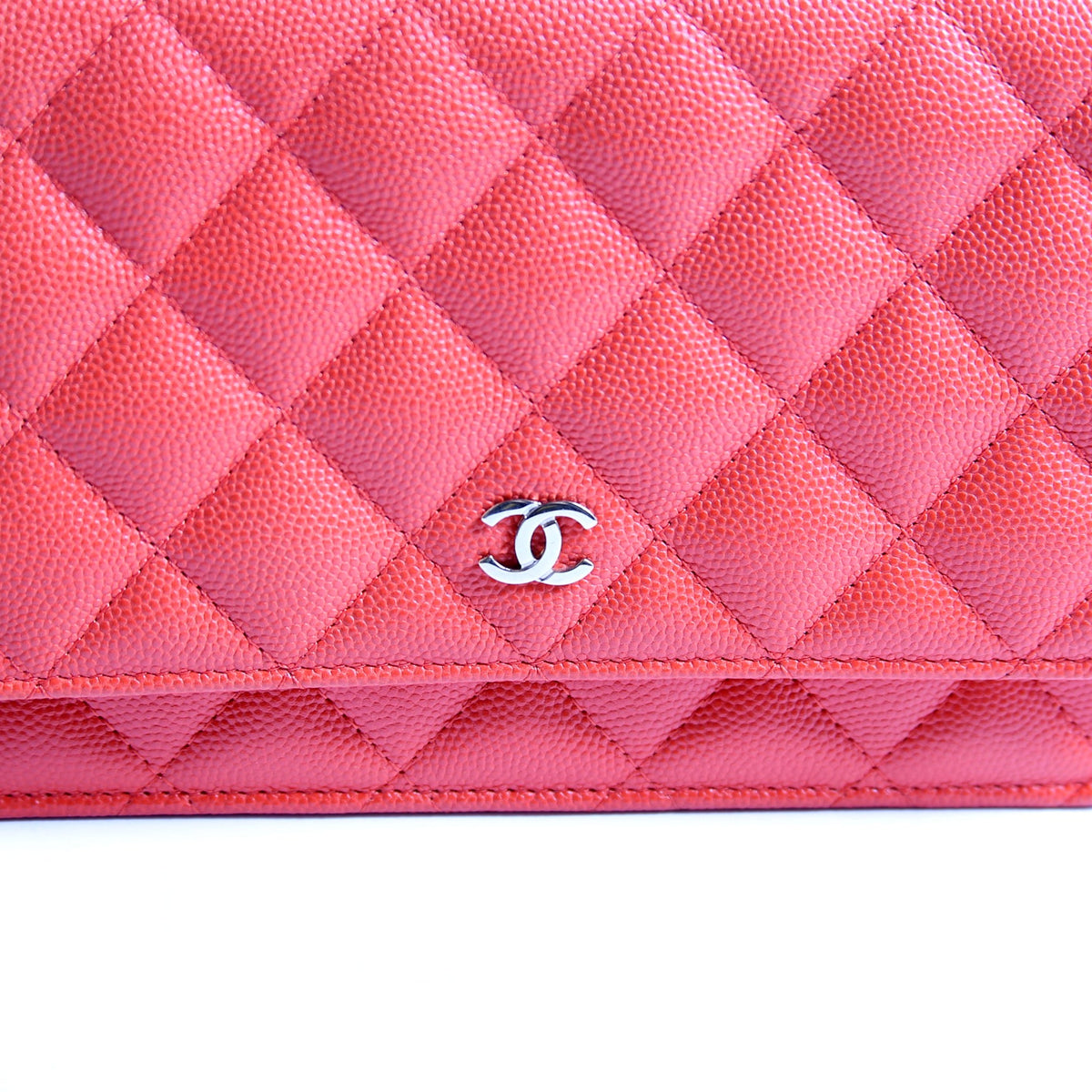 WOC Classic Quilted Caviar Orange