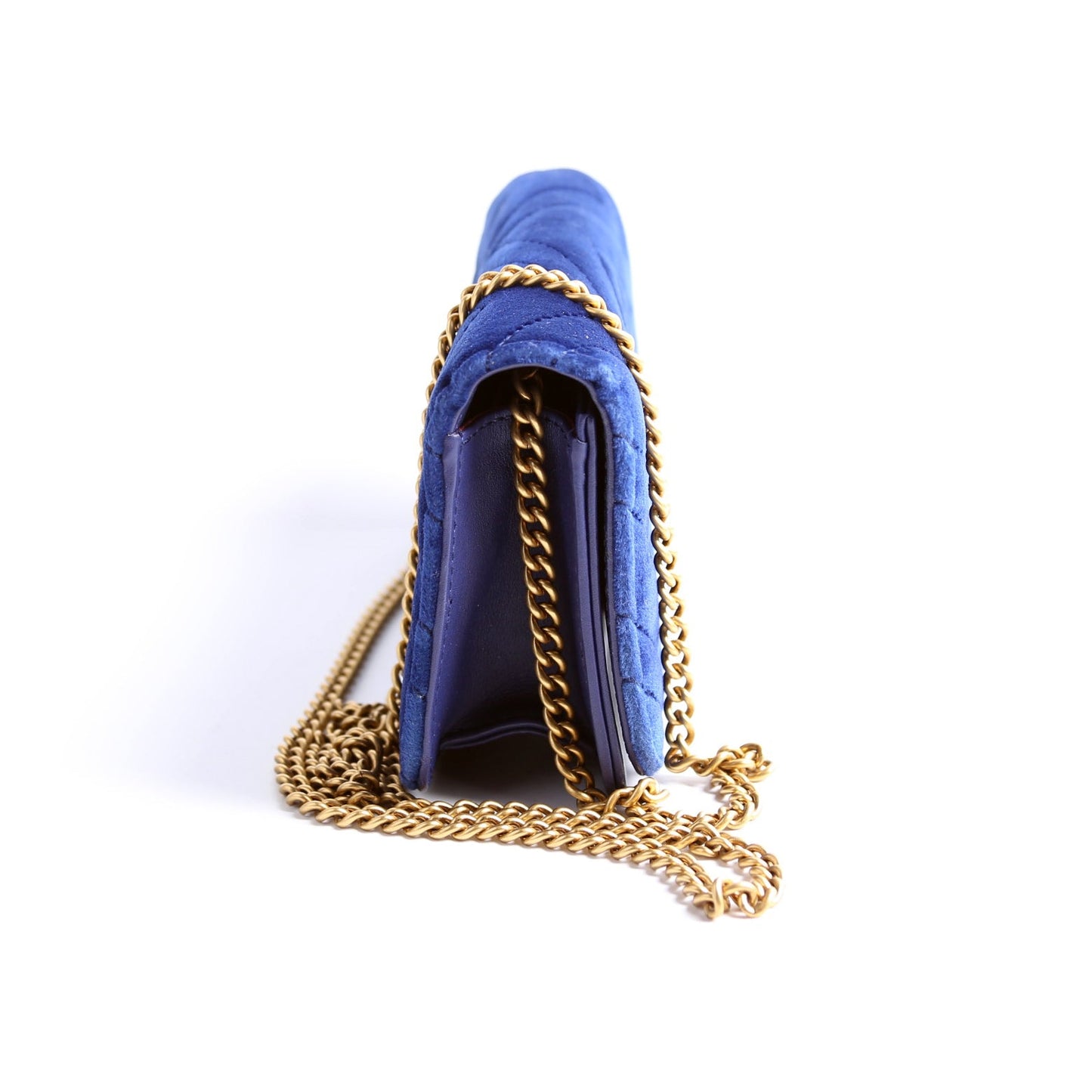 Gucci  GG Marmont Velvet Mini Bag Blue