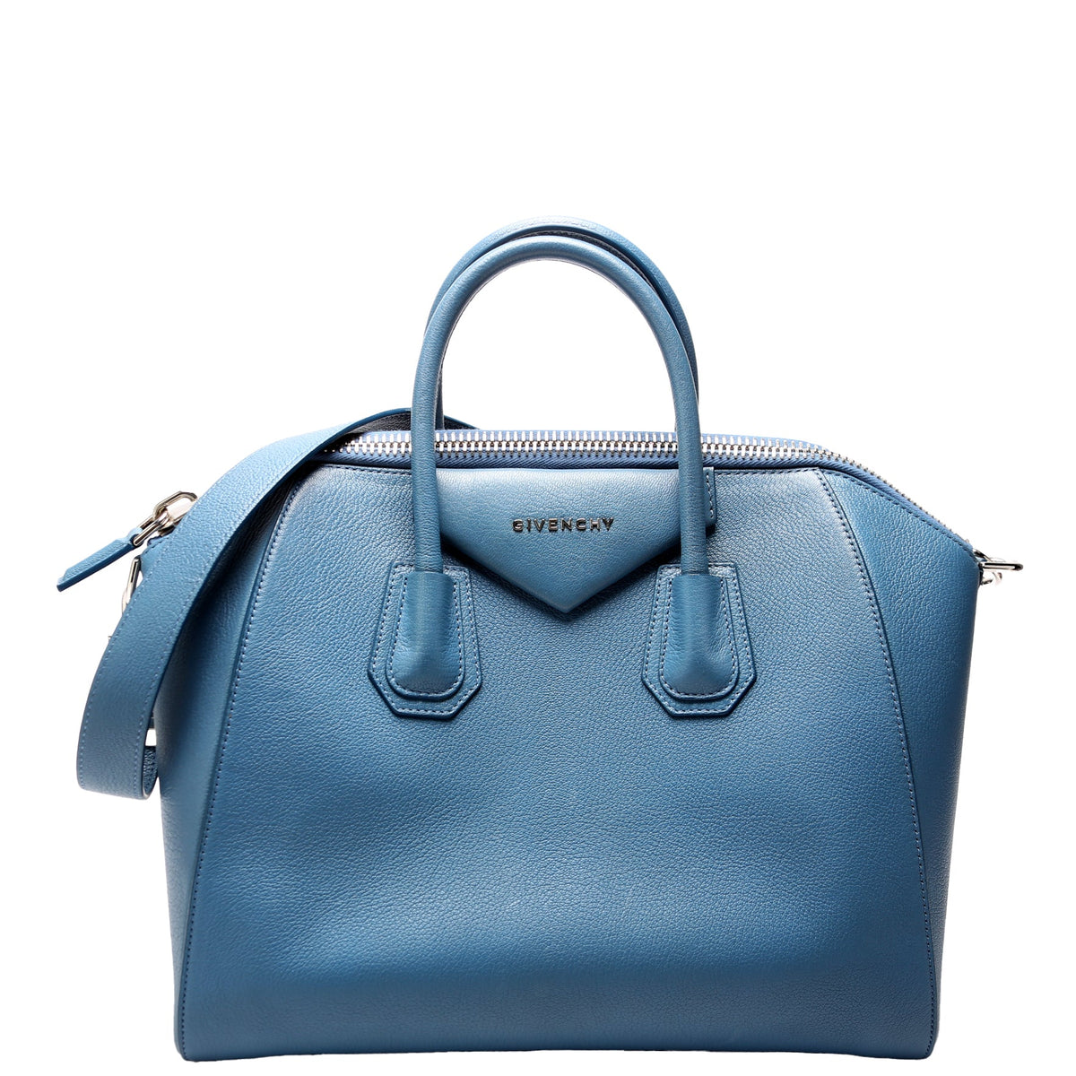 Antigona Satchel Medium Blue