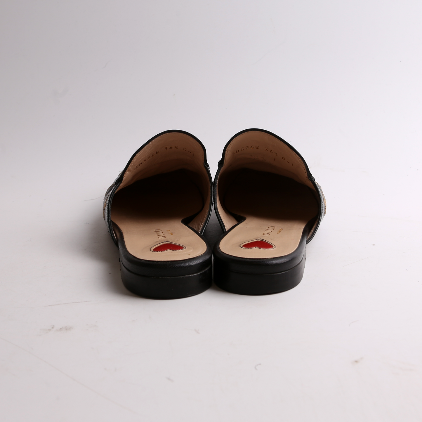 Gucci Princetown Bee Mules Size .