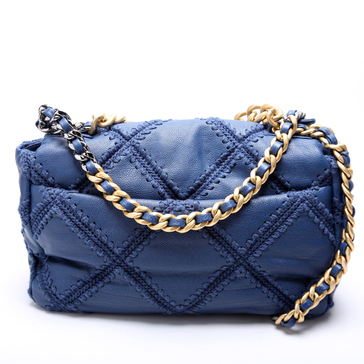 19 Large Flap Crocheted Calfskin 30M