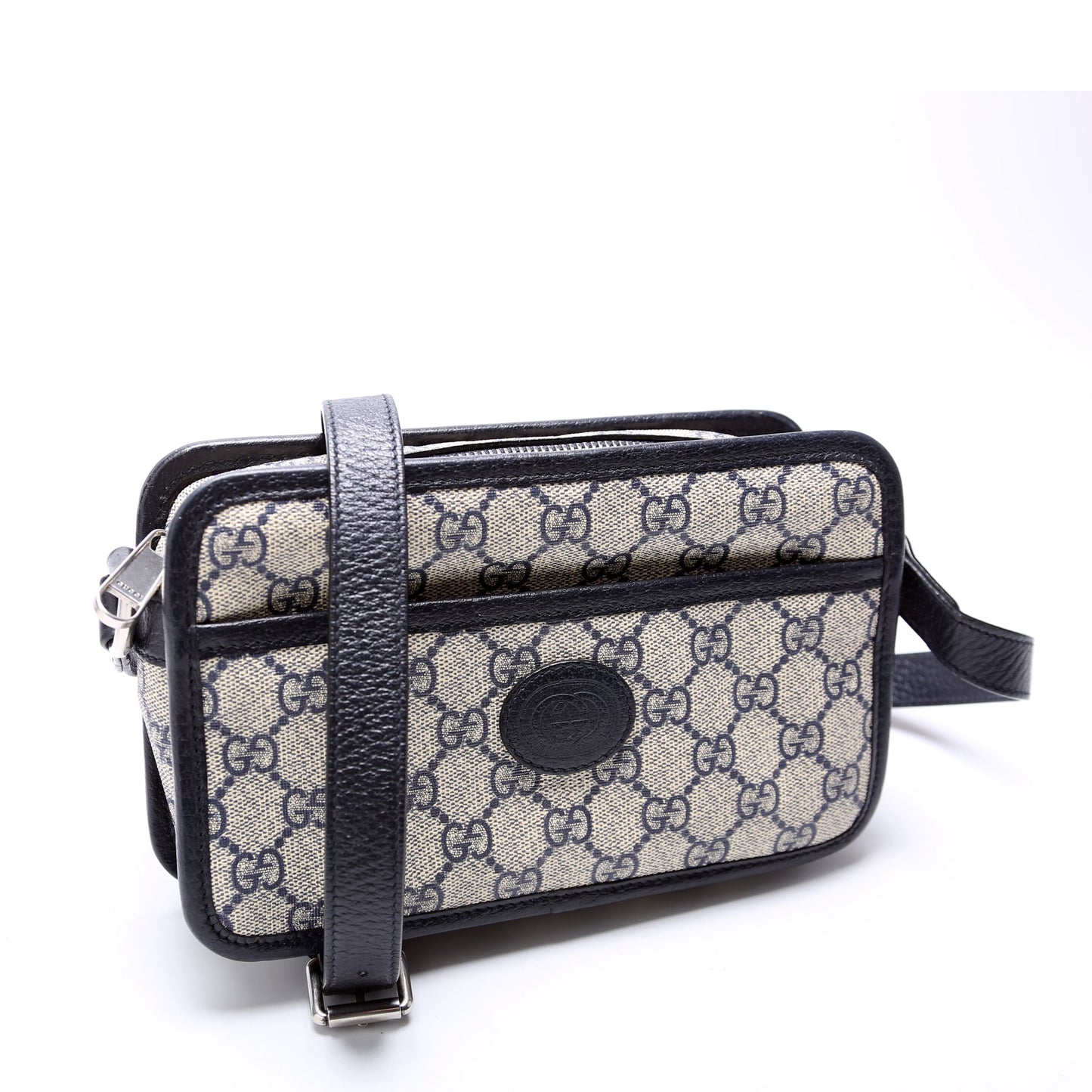 Gucci  GG Supreme Interlocking Mini Bag Blue