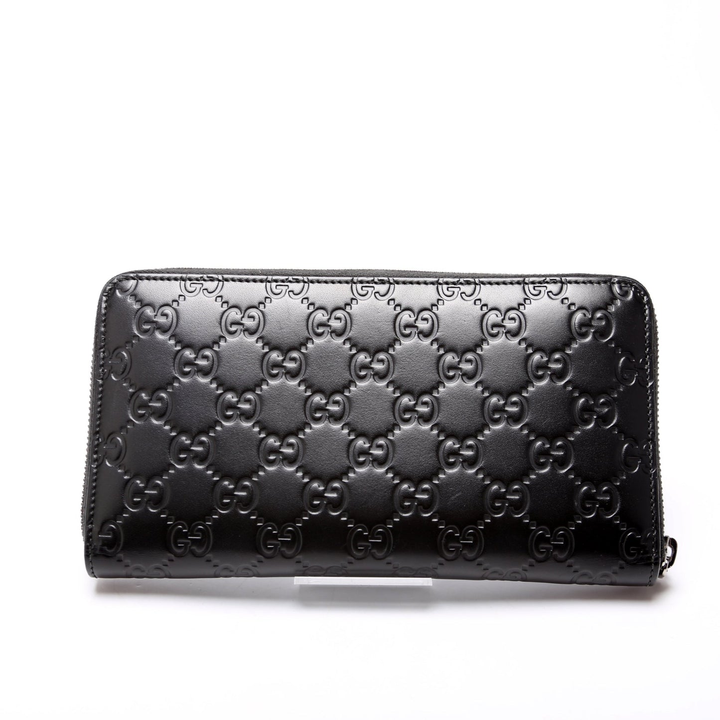 Gucci  Guccissima Zip Around Organizer Black