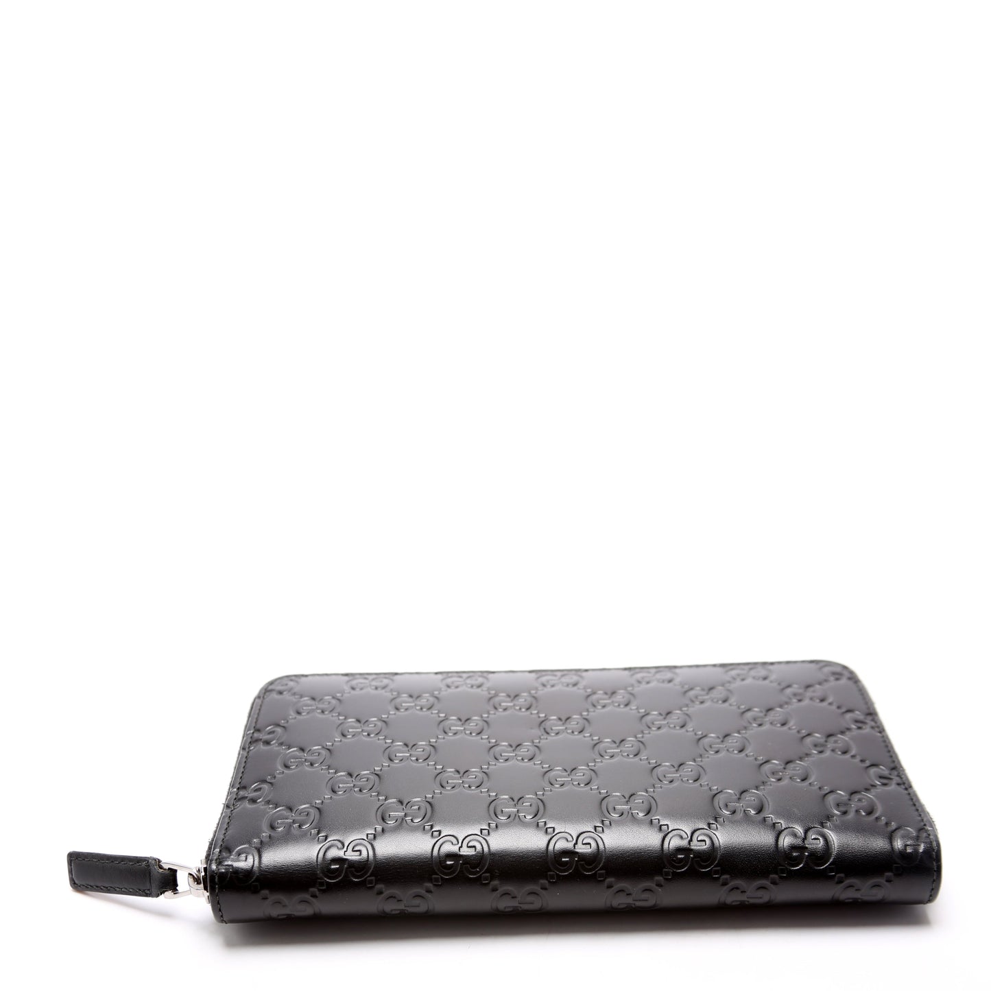 Gucci  Guccissima Zip Around Organizer Black