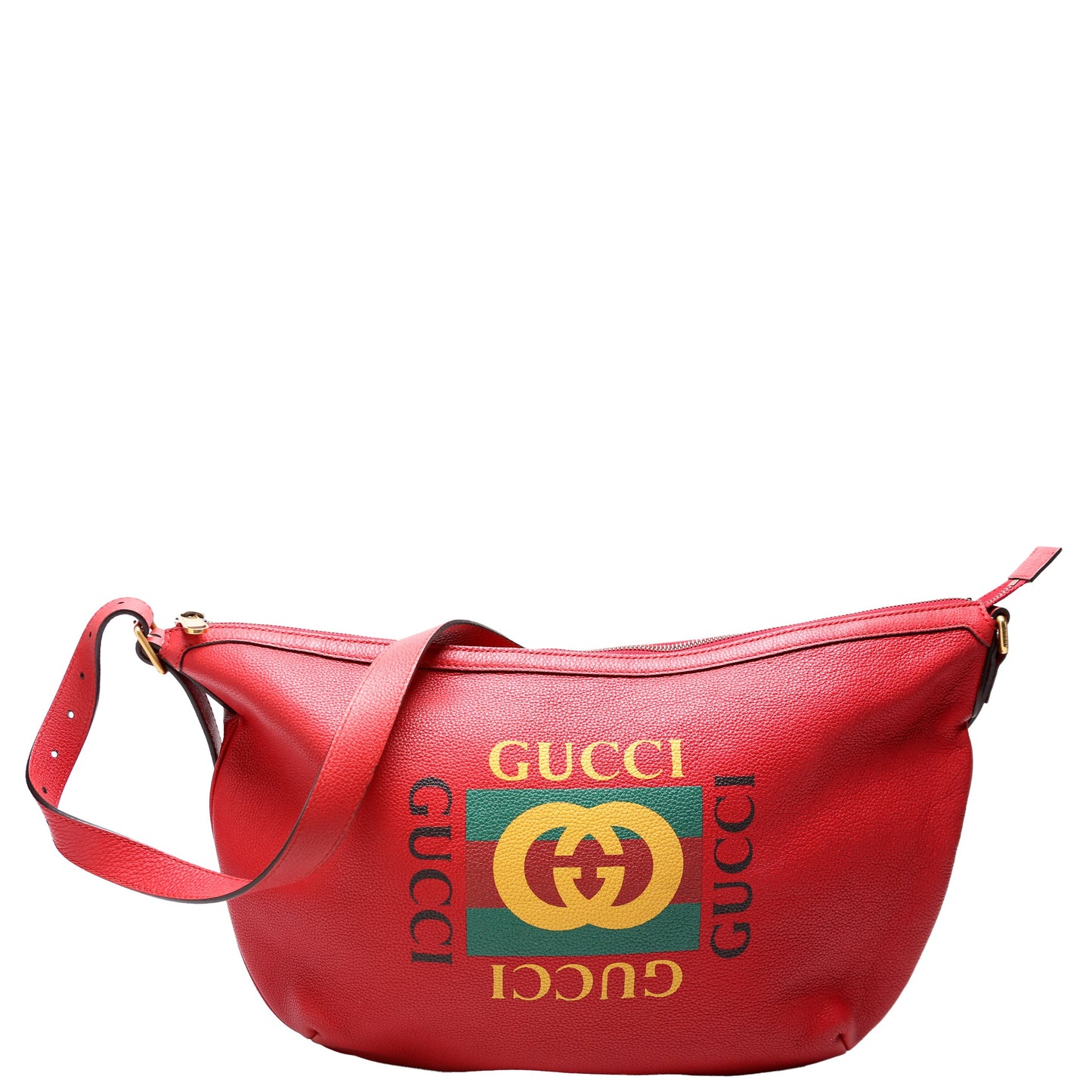 Gucci  Half Moon Bag Red