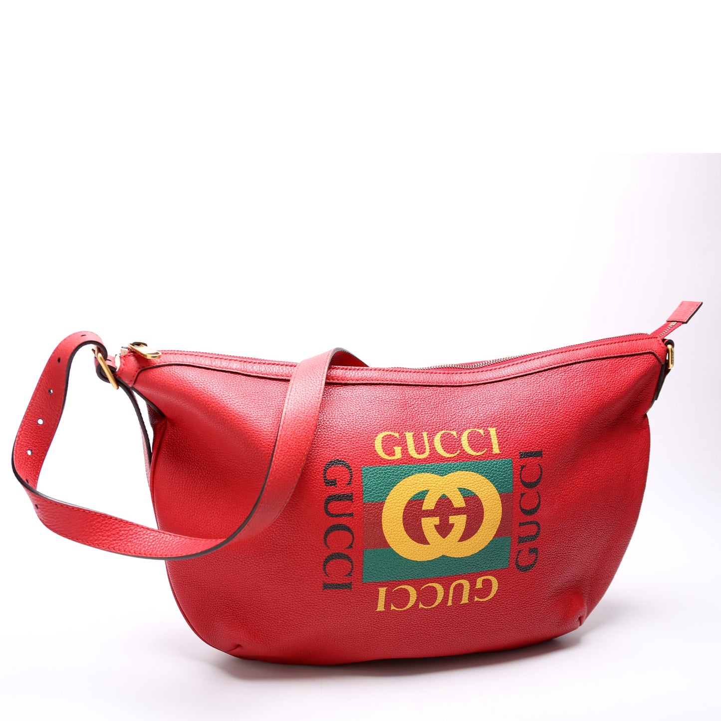Gucci  Half Moon Bag Red