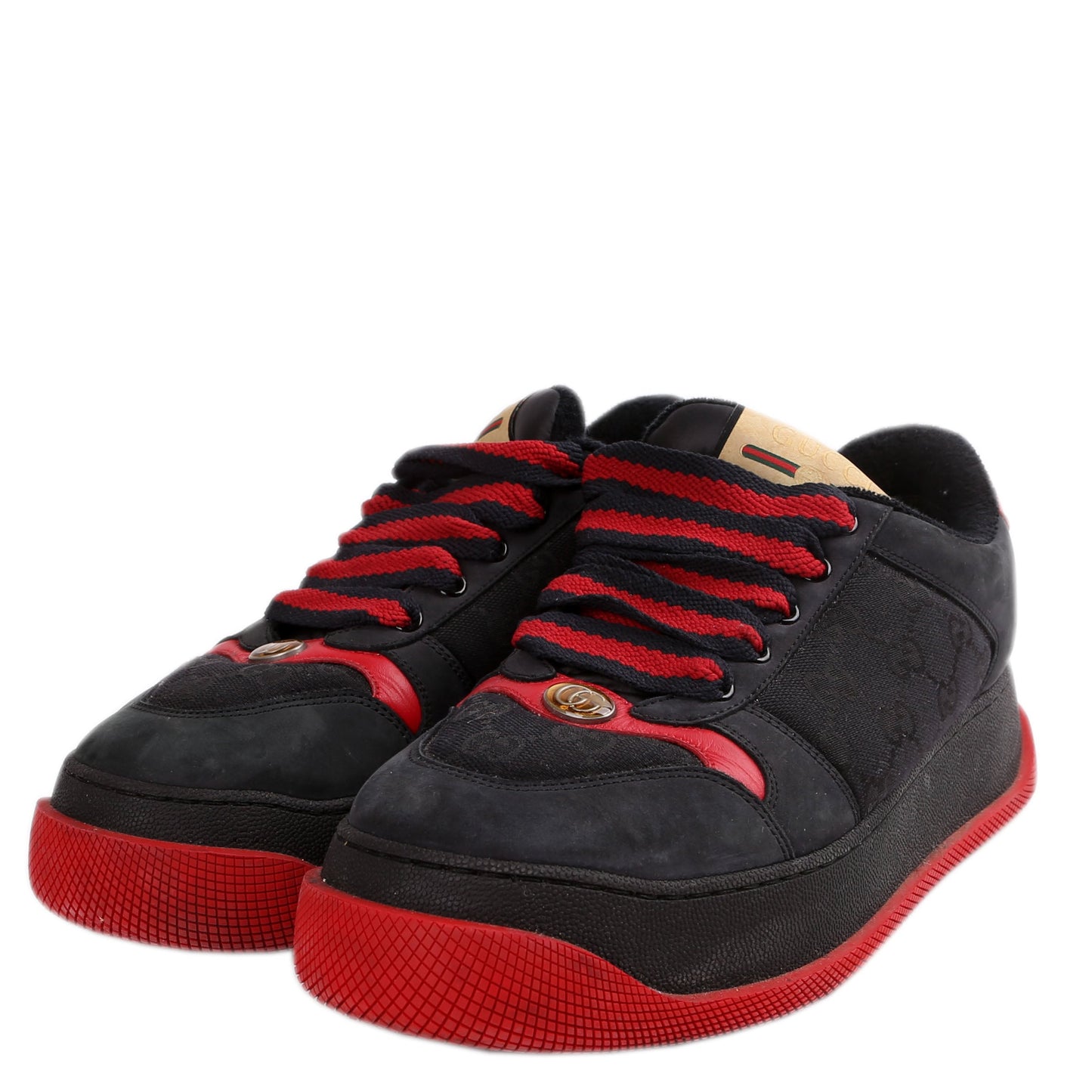Gucci Double Screener Sneakers Size