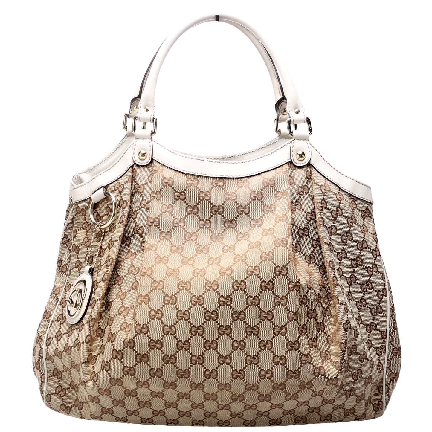 Gucci  Sukey GG Canvas Large White