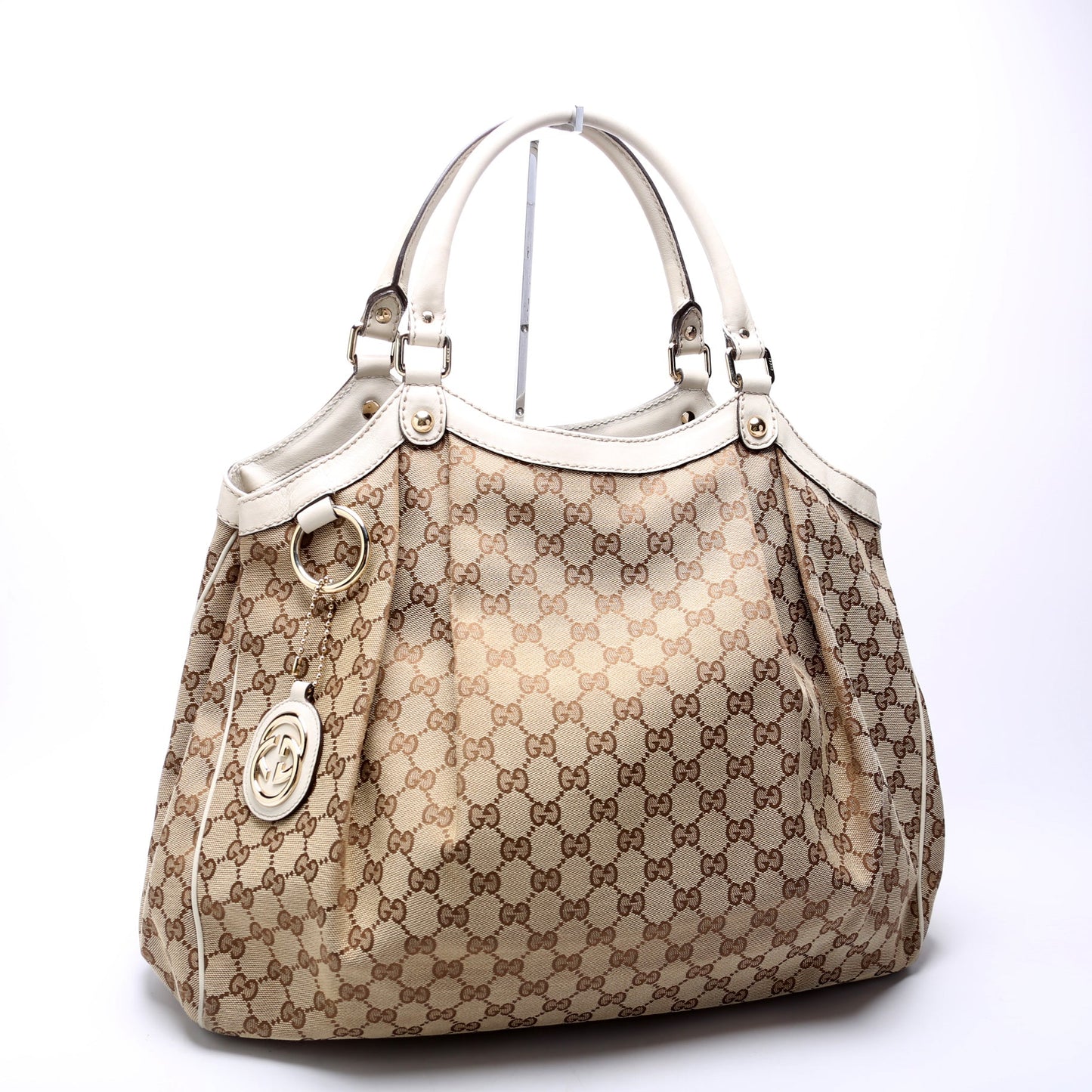 Gucci  Sukey GG Canvas Large White