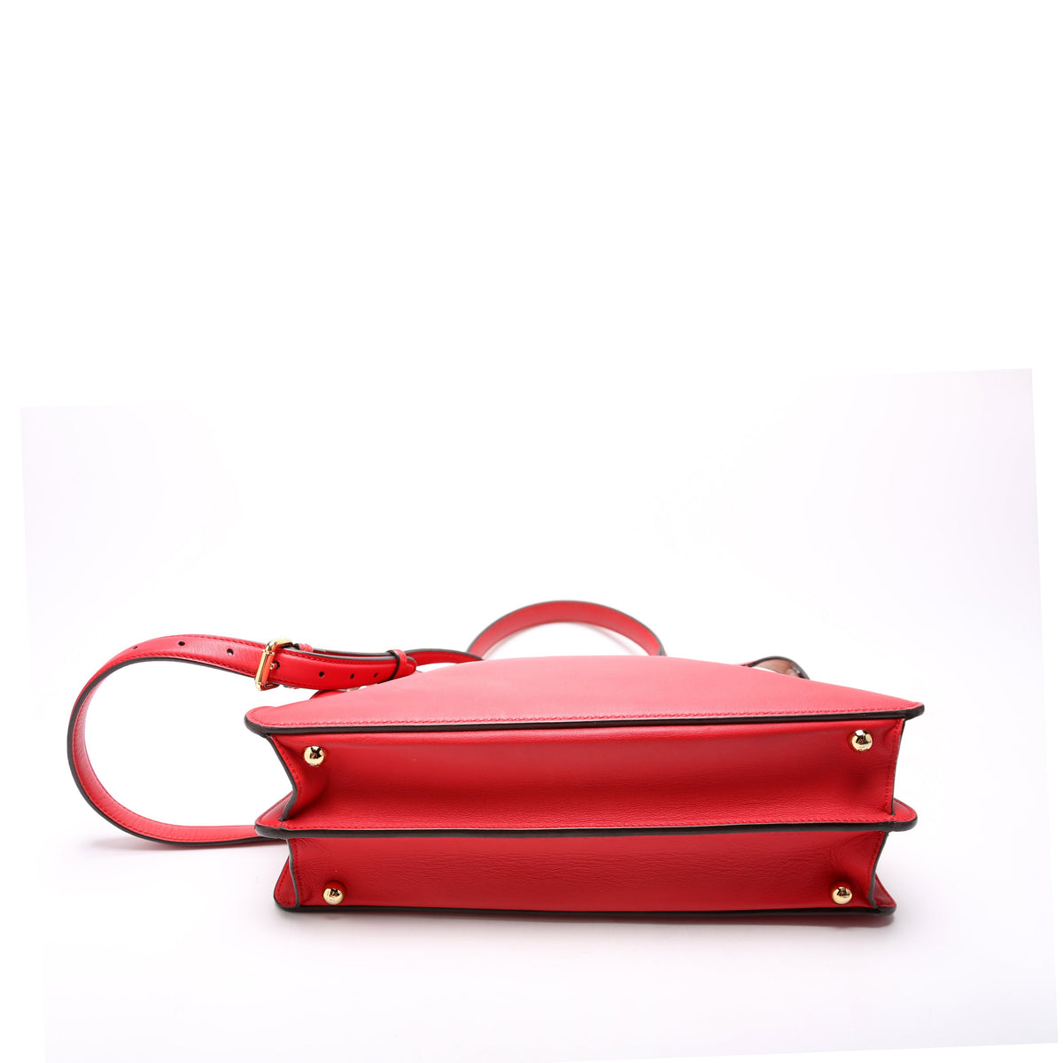 Peekaboo Iseeu Medium Vitello Leather Red