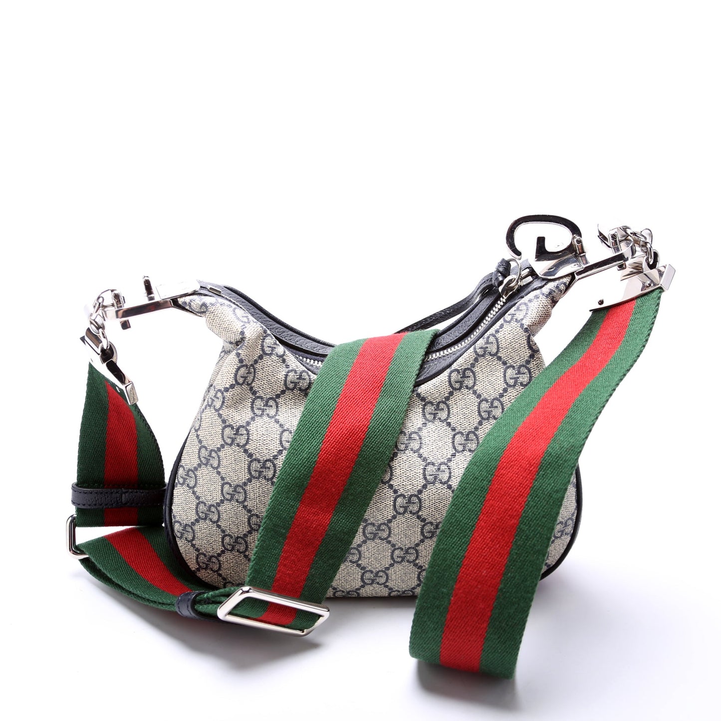 Gucci  GG Supreme Attache Small Shoulder Bag Navy