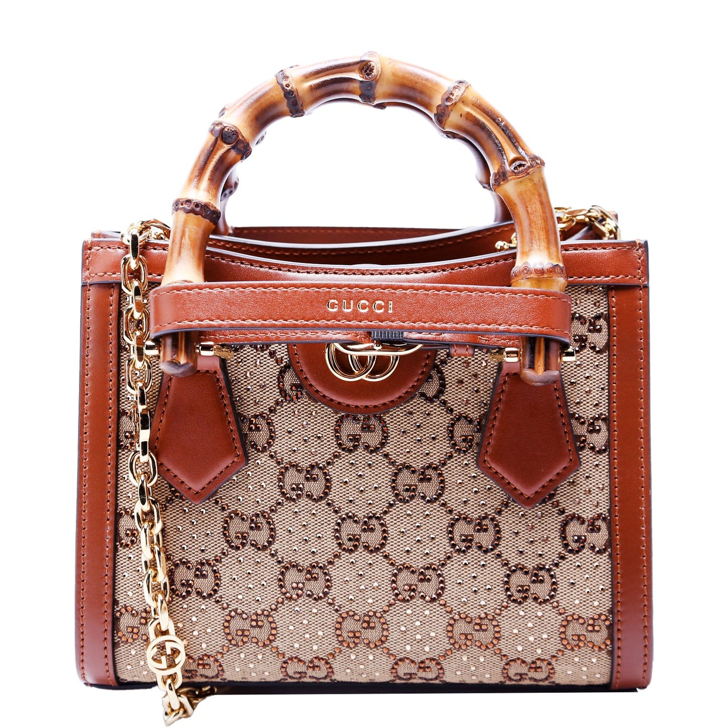 Gucci GG Crystal Mini Diana Tote