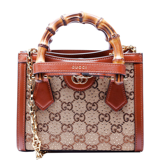 Gucci GG Crystal Mini Diana Tote