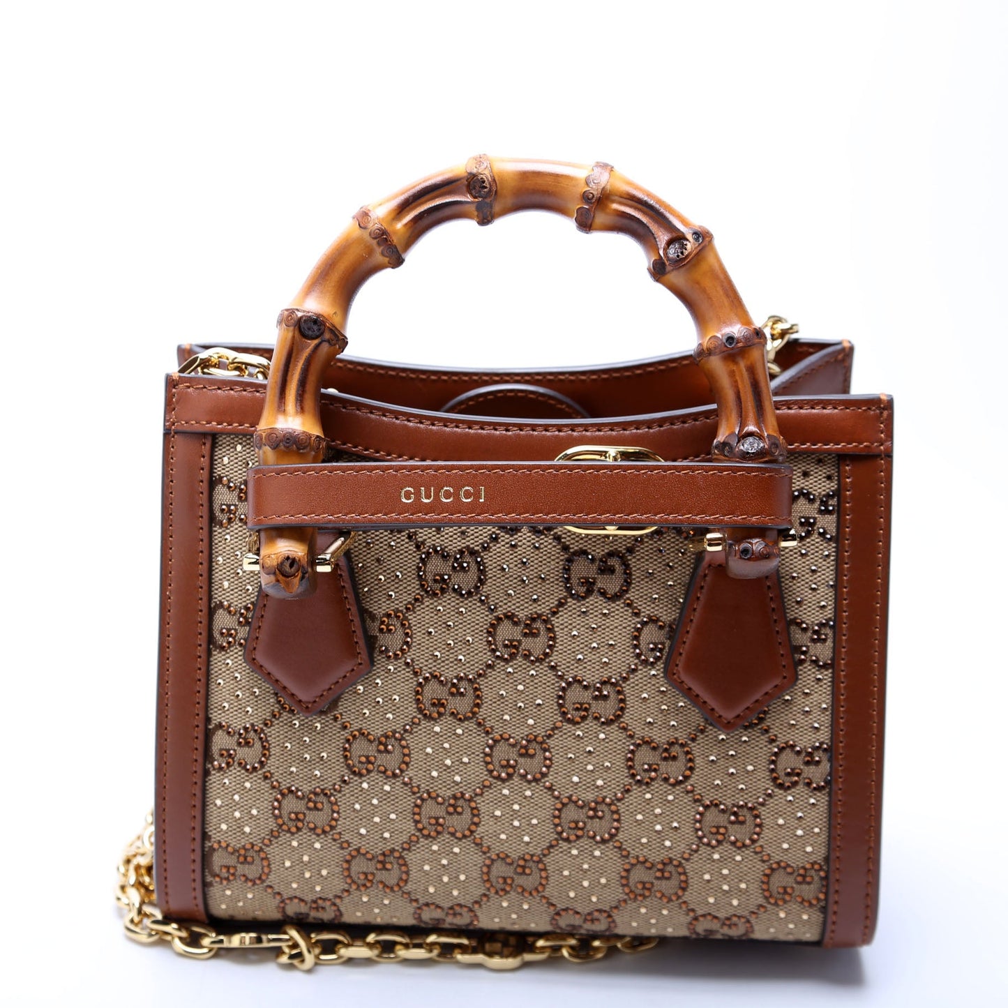 Gucci GG Crystal Mini Diana Tote