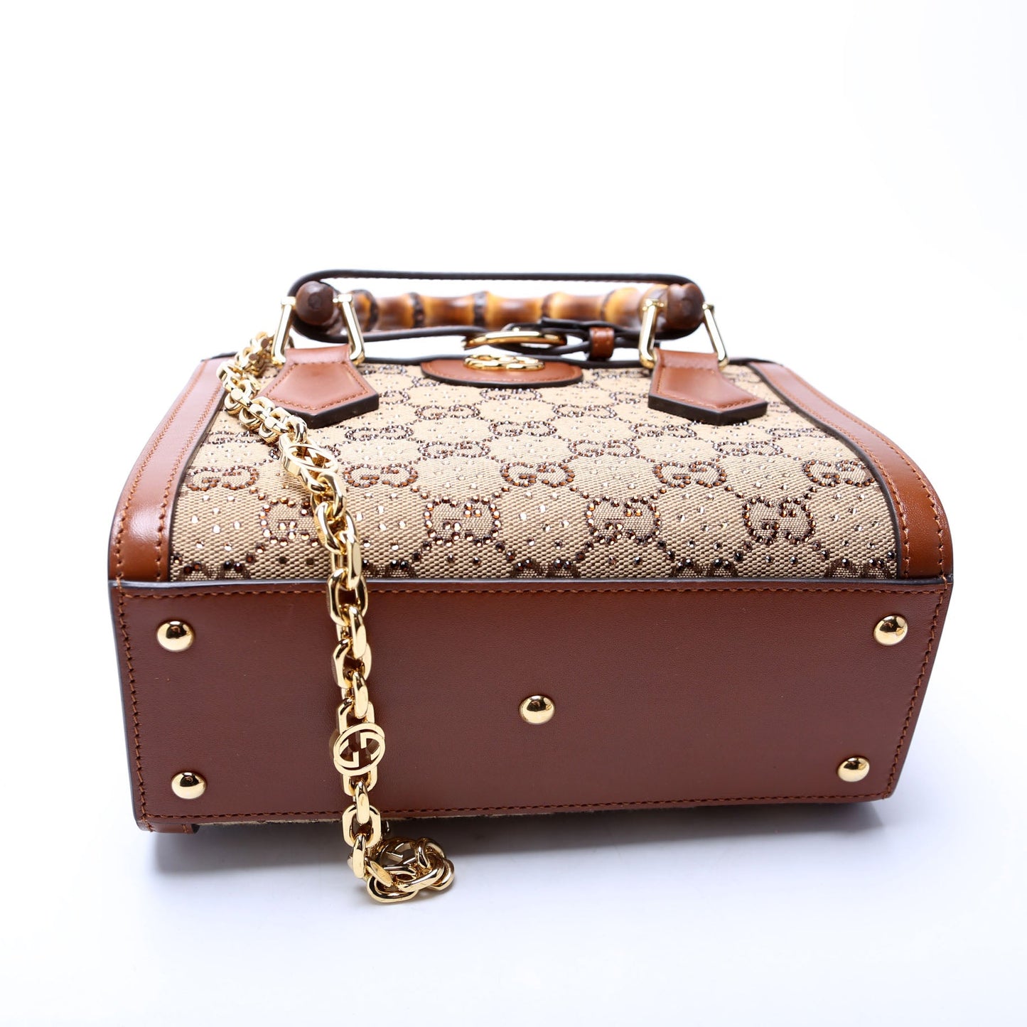Gucci GG Crystal Mini Diana Tote