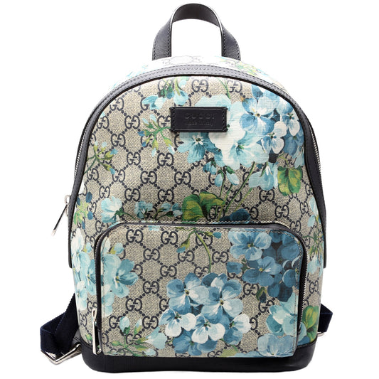 Gucci  GG Supreme Blooms Backpack Navy