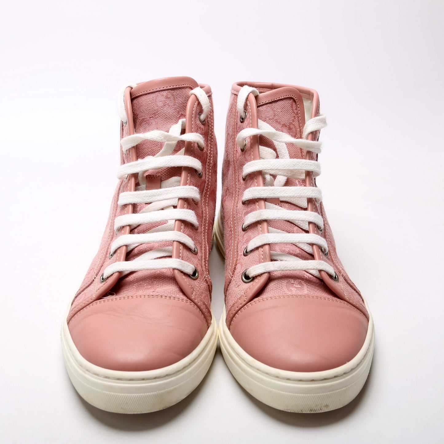 Gucci GG Canvas High Top Sneakers Size .