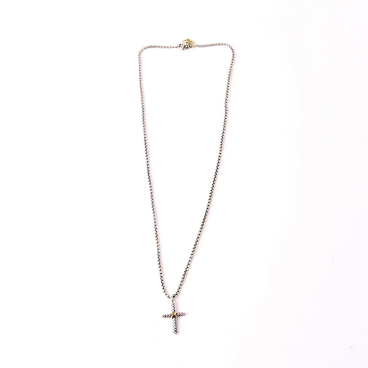 Petite X Cross Necklace 925/585