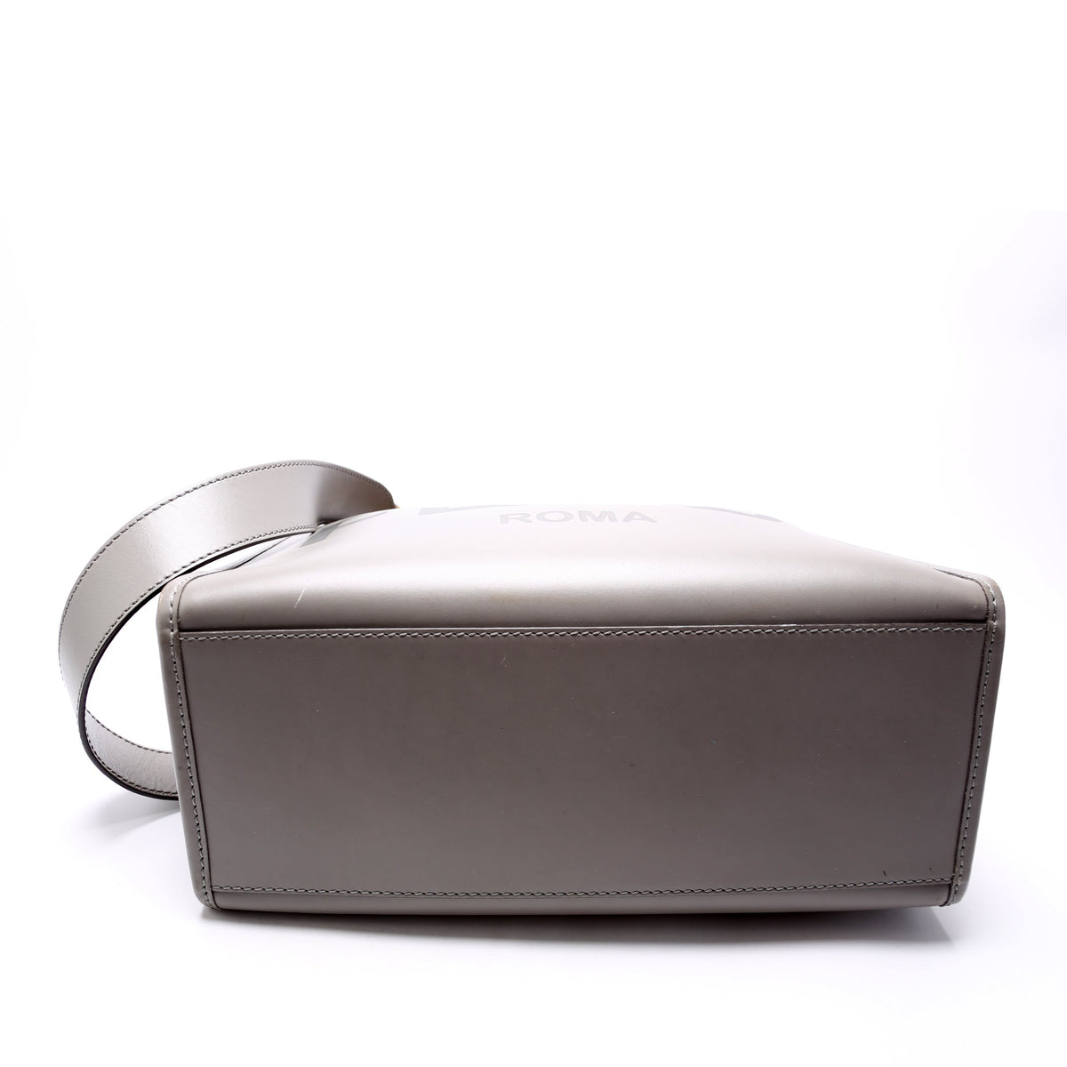 Sunshine Shopper Medium Leather Grey