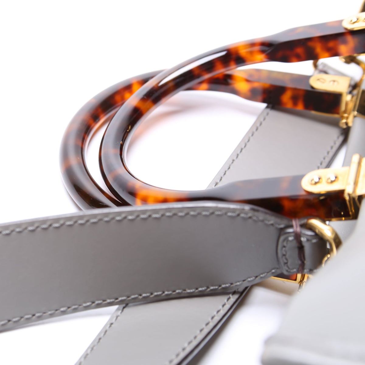 Sunshine Shopper Medium Leather Grey