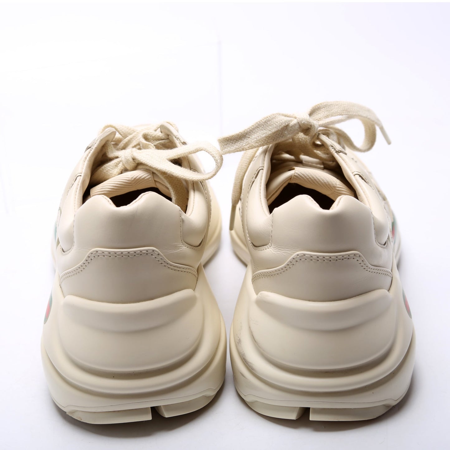 Gucci Rhyton Logo Sneakers Size . Cream