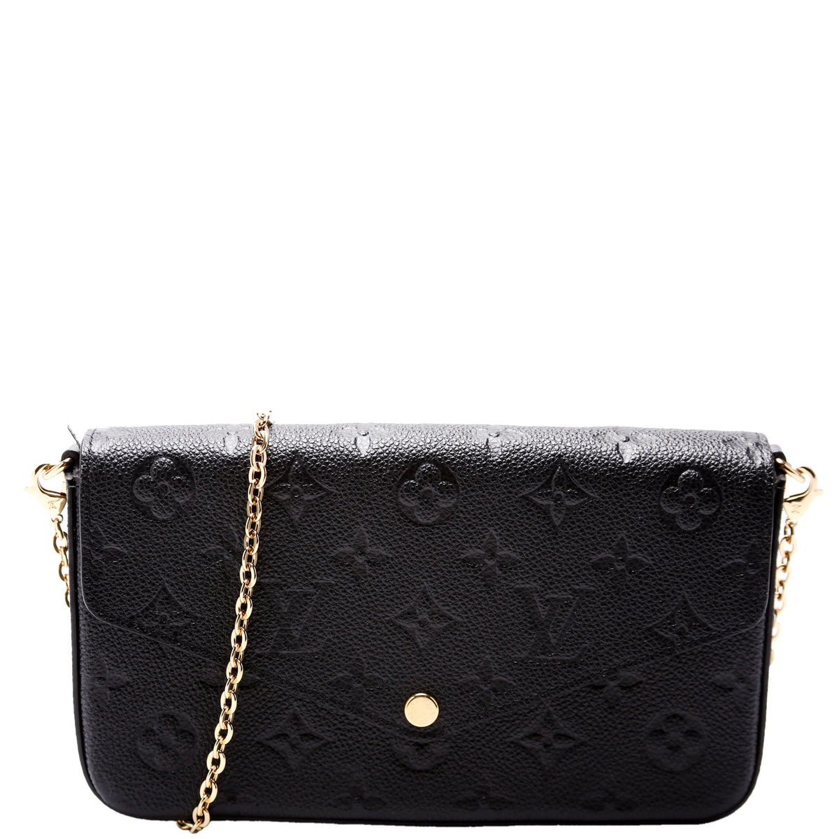 Pochette Felicie Empreinte Black