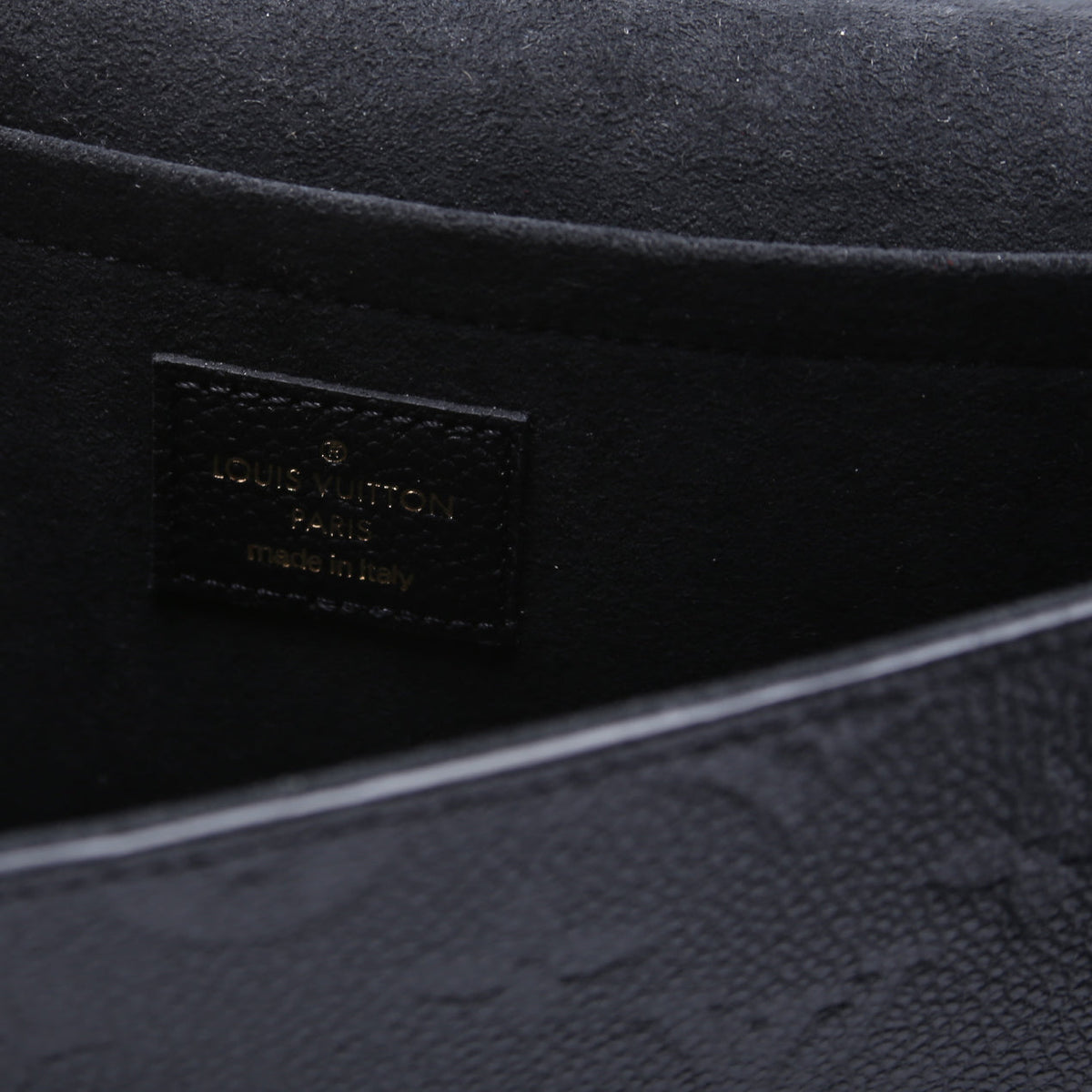 Pochette Felicie Empreinte Black