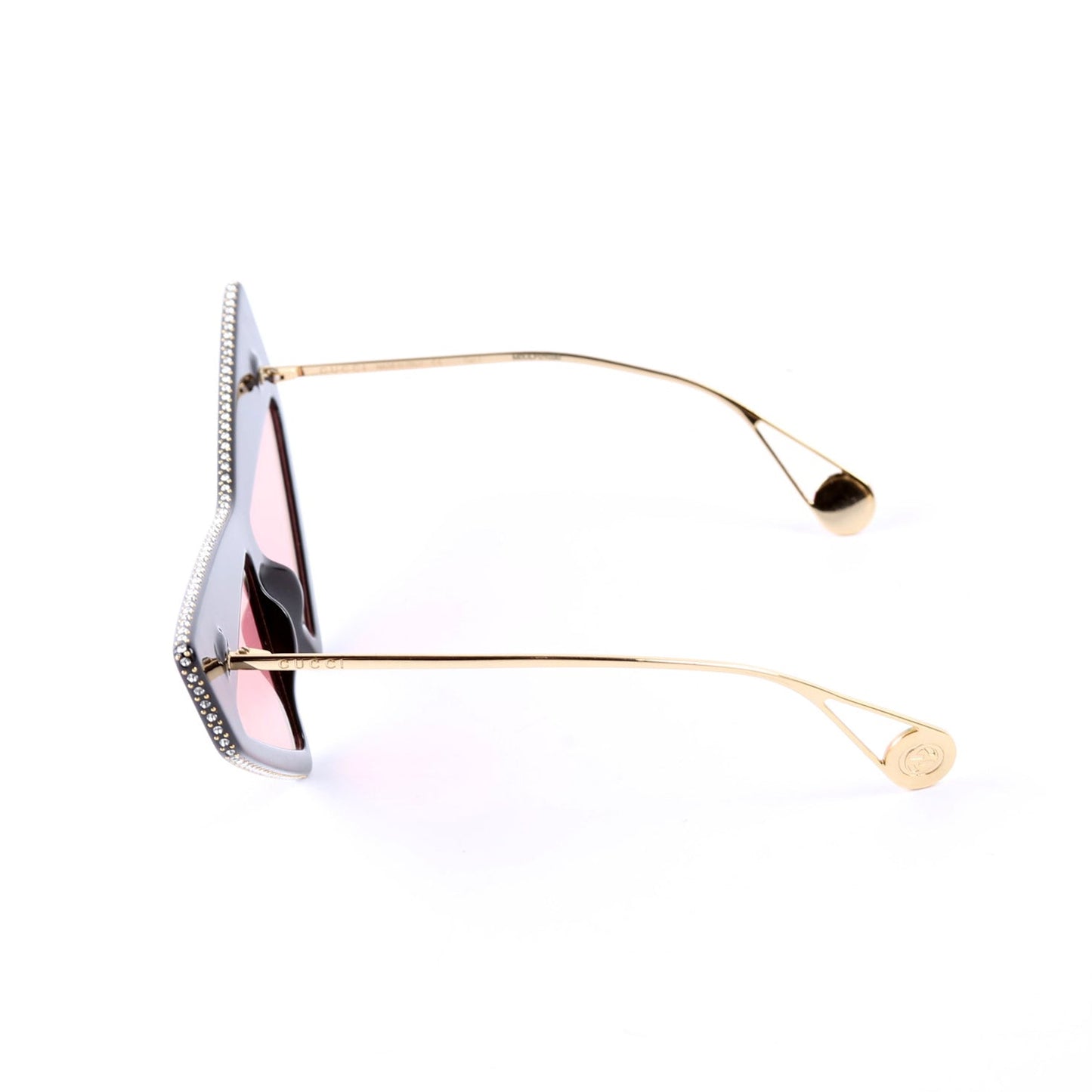 Gucci GGS  Crystal Sunglasses Black/Pink