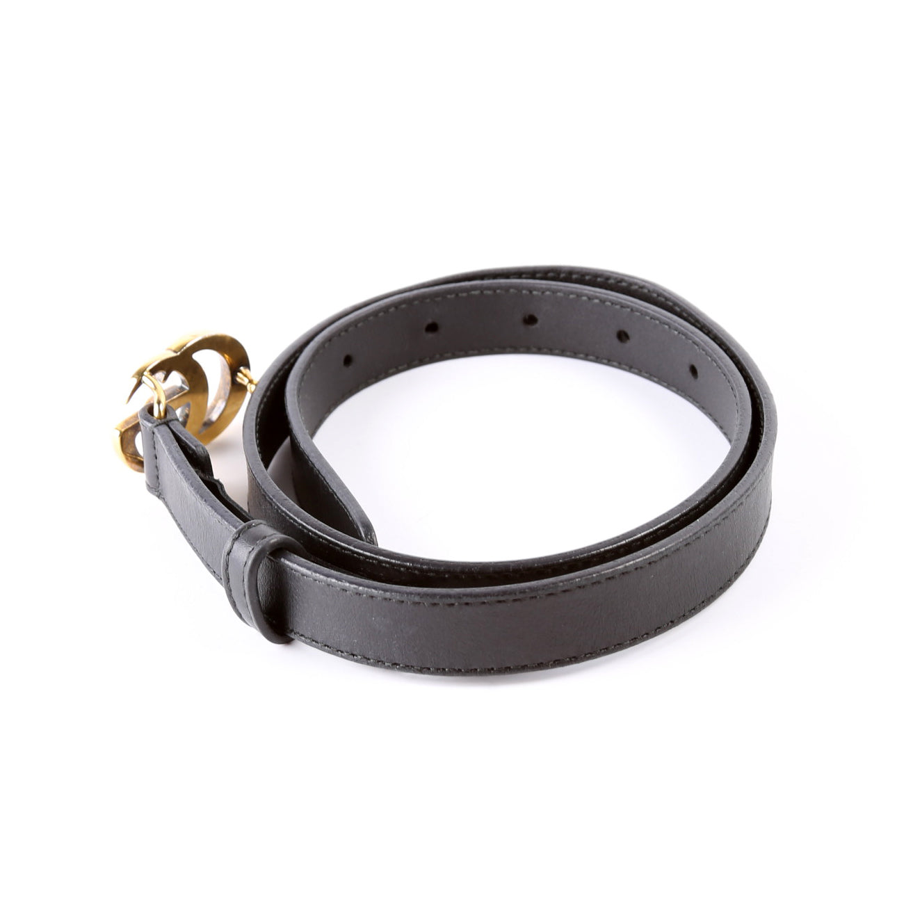 Gucci  GG Marmont Thin Belt Size / Black