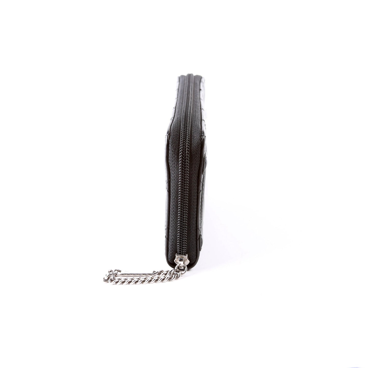 Cambon Ligne Zip Around Long Wallet Black/Pink