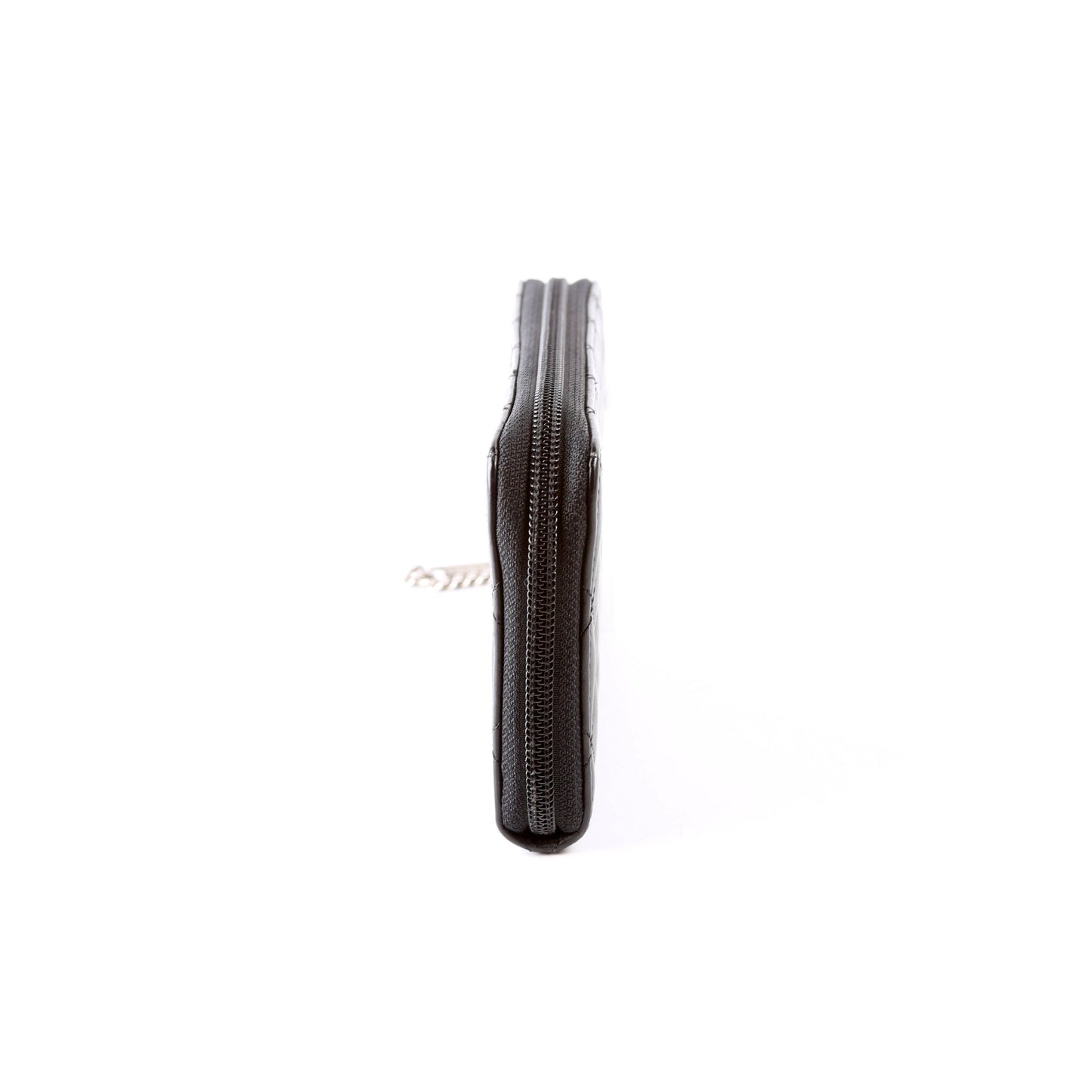 Cambon Ligne Zip Around Long Wallet Black/Pink