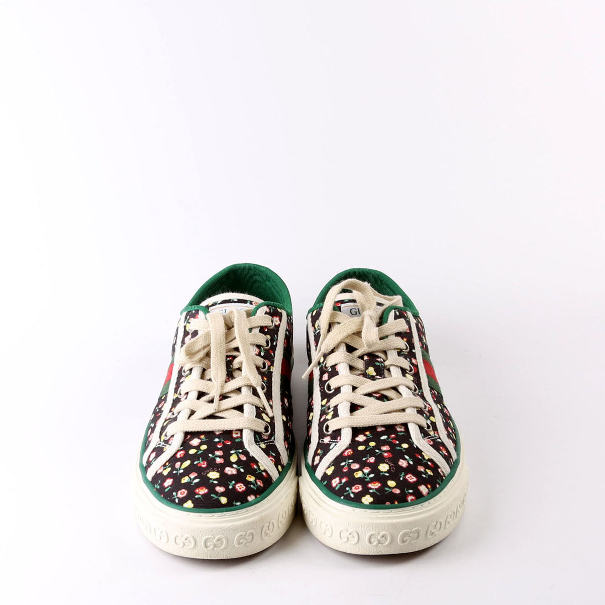 Gucci Tennis  Floral Sneakers Size