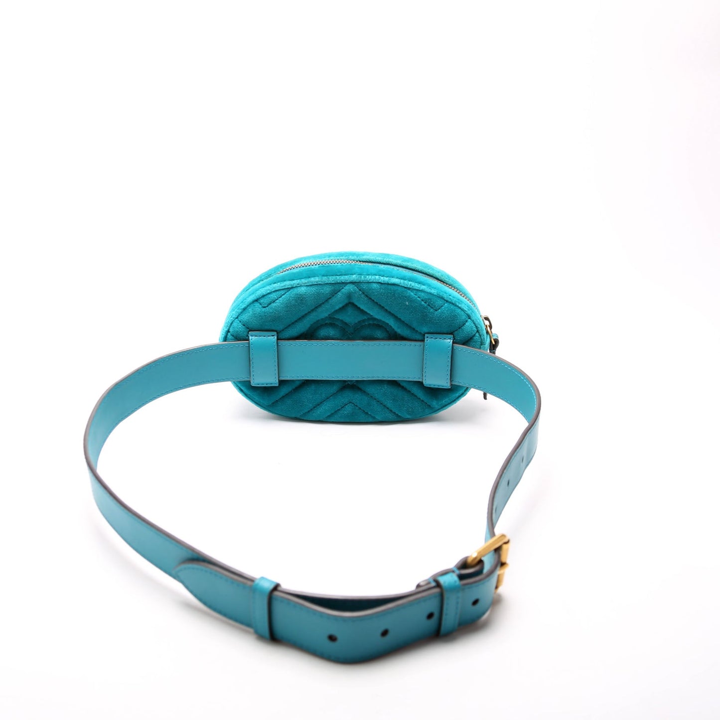 Gucci  Marmont Velvet Belt Bag Teal