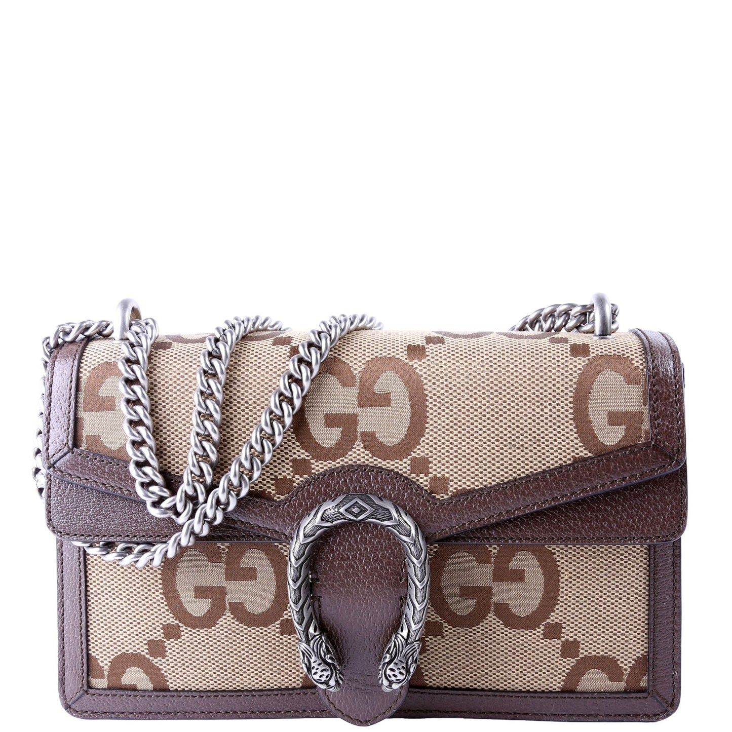 Gucci  Dionysus GG Canvas Shoulder Small Brown