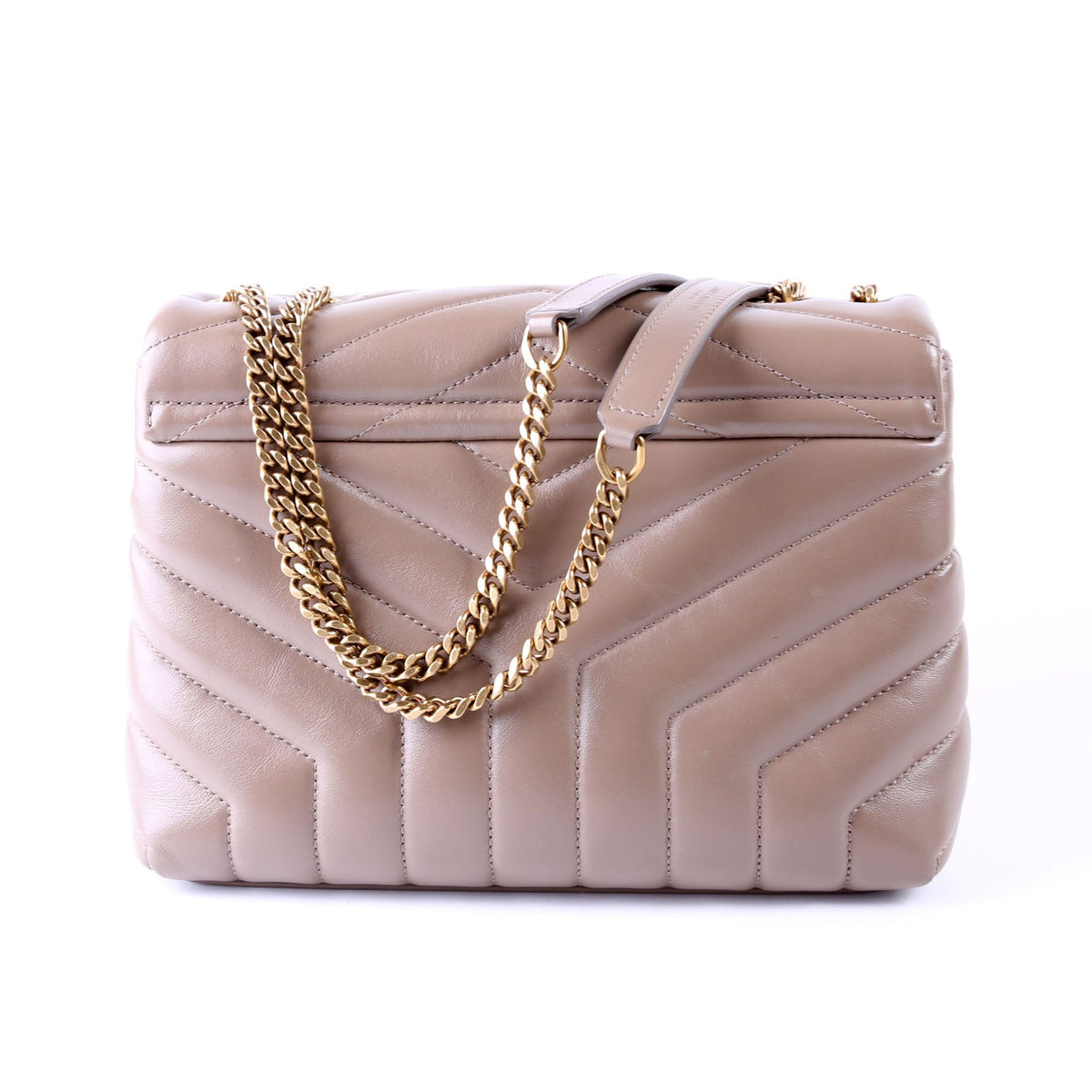 Loulou Satchel Small 494699 Taupe