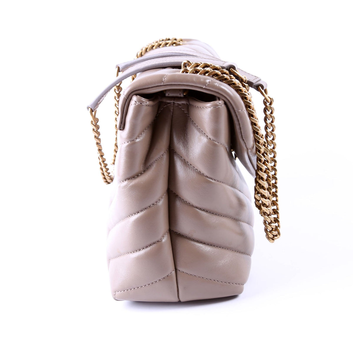 Loulou Satchel Small 494699 Taupe