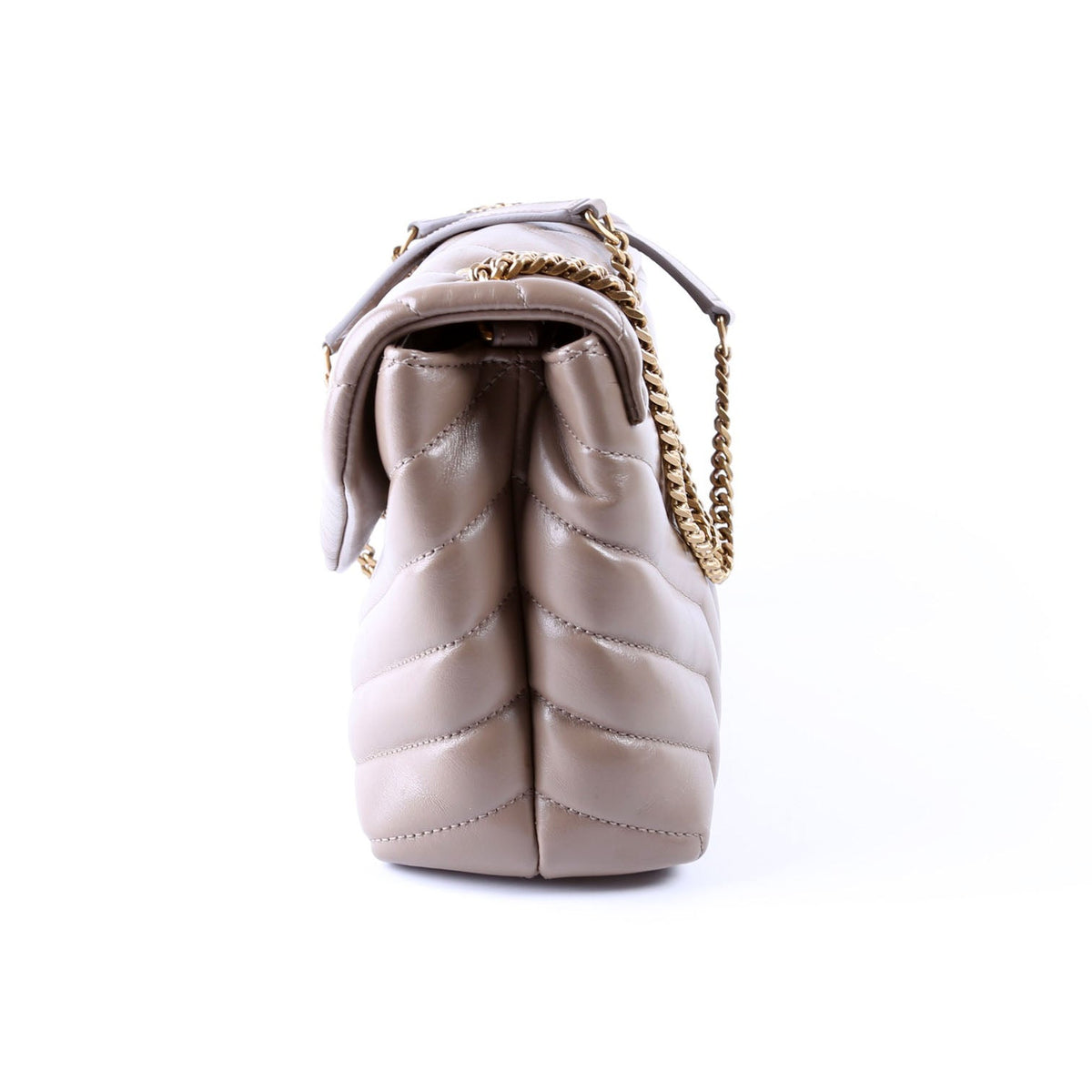 Loulou Satchel Small 494699 Taupe