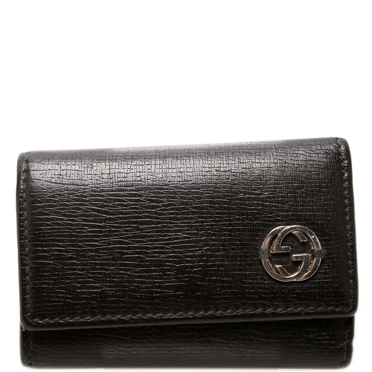 Gucci  Key Case Leather Black