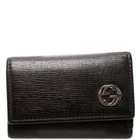 Gucci  Key Case Leather Black