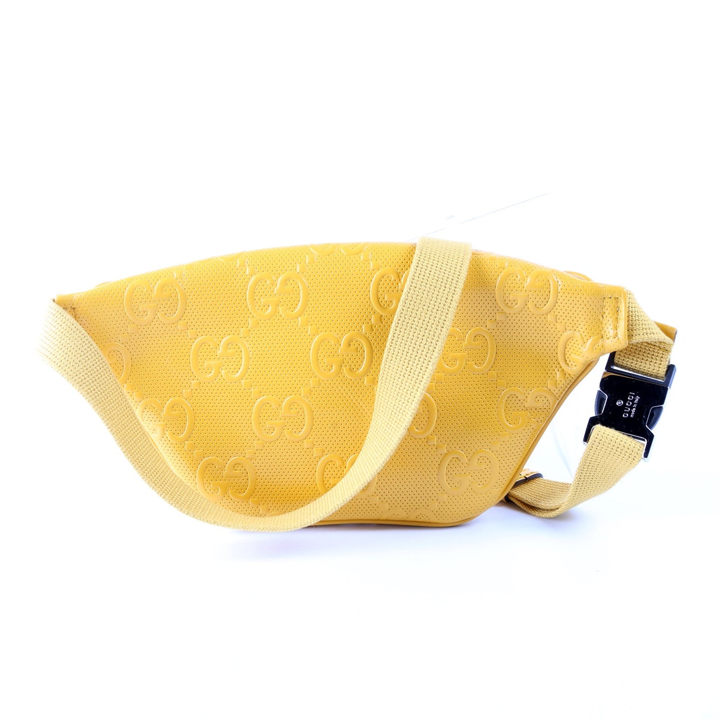 Gucci  GG Embossed Belt Bag Yellow