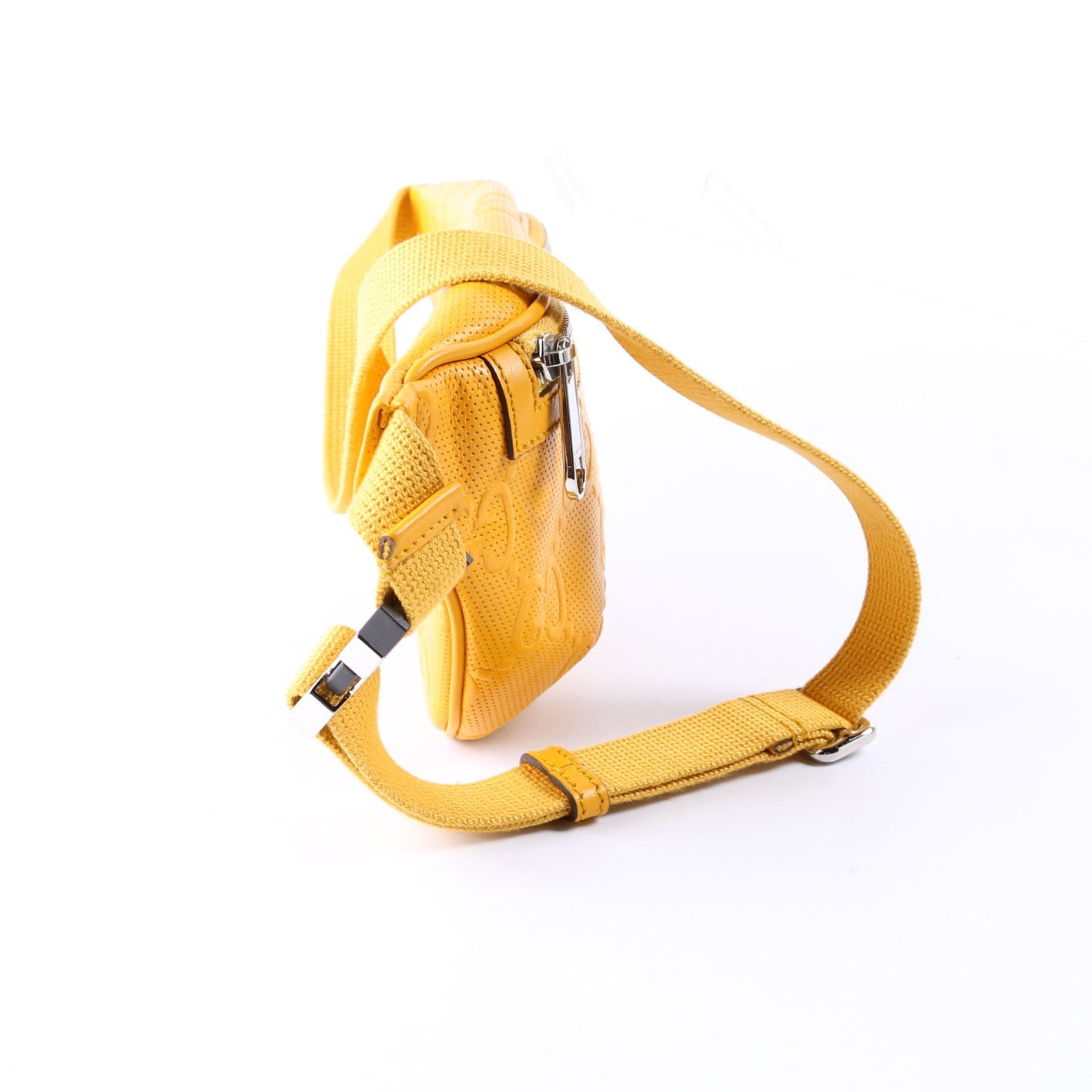Gucci  GG Embossed Belt Bag Yellow