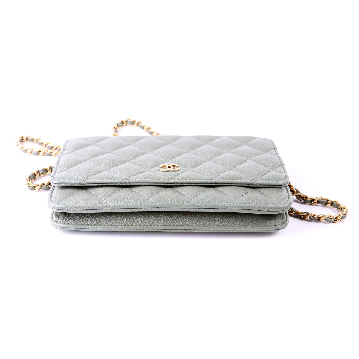 WOC Classic Quilted Caviar Green