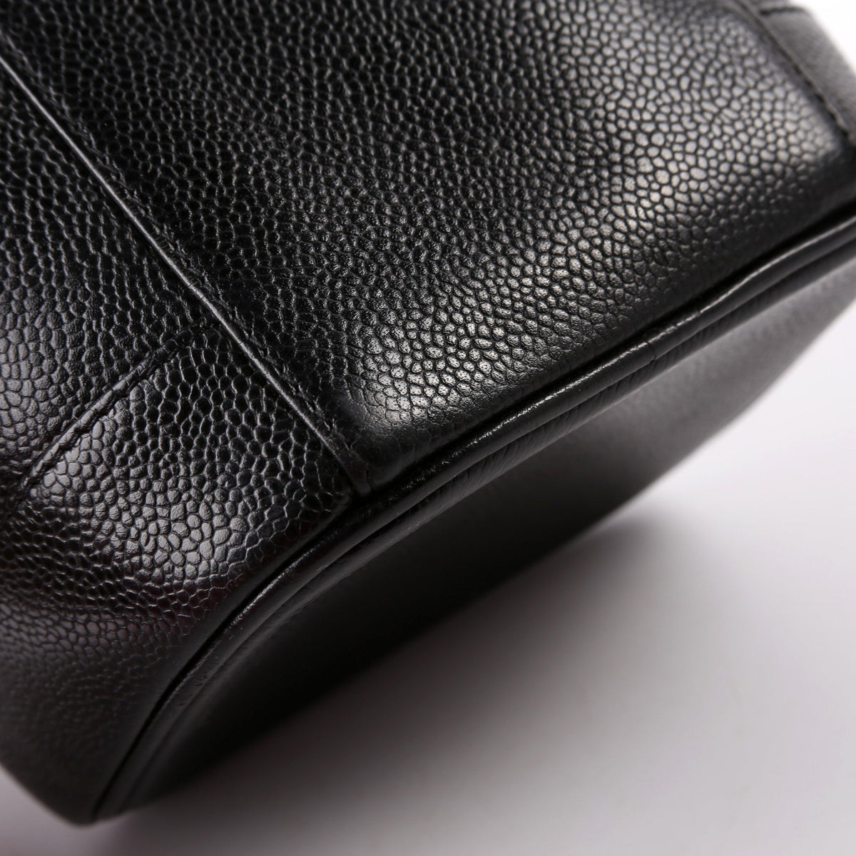 CC Vanity Case Small Caviar Draft
