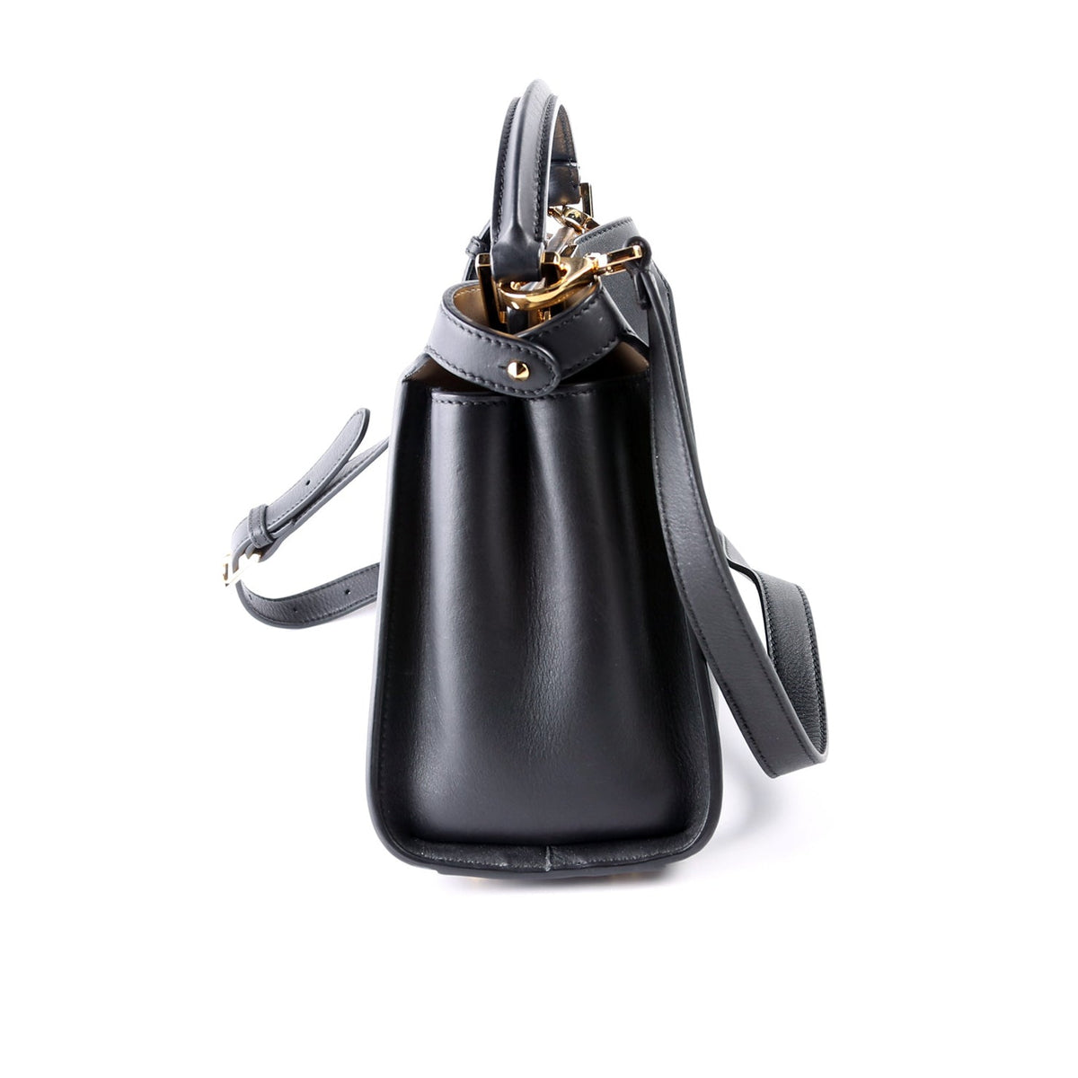 8BN302 Peekaboo Essentially Medium Calfskin Black