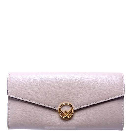 8M0251 F Is Fendi Flap Wallet Taupe