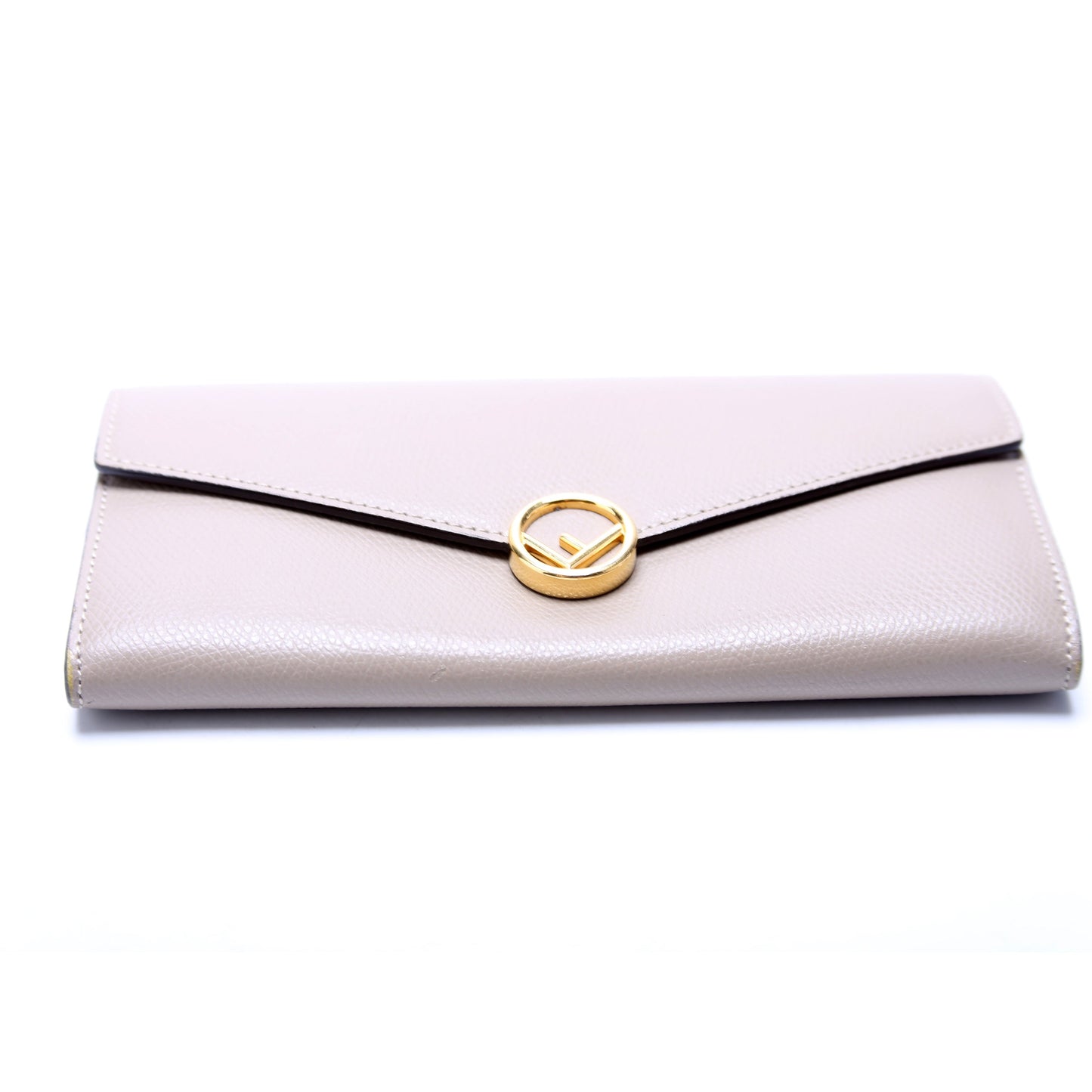 8M0251 F Is Fendi Flap Wallet Taupe