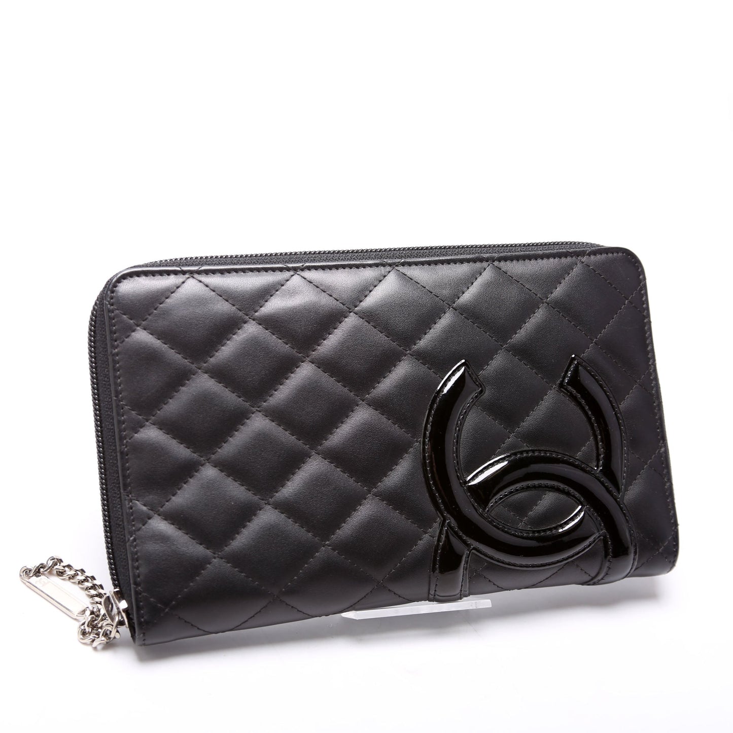 Cambon Ligne Zip Around Organizer Wallet Black