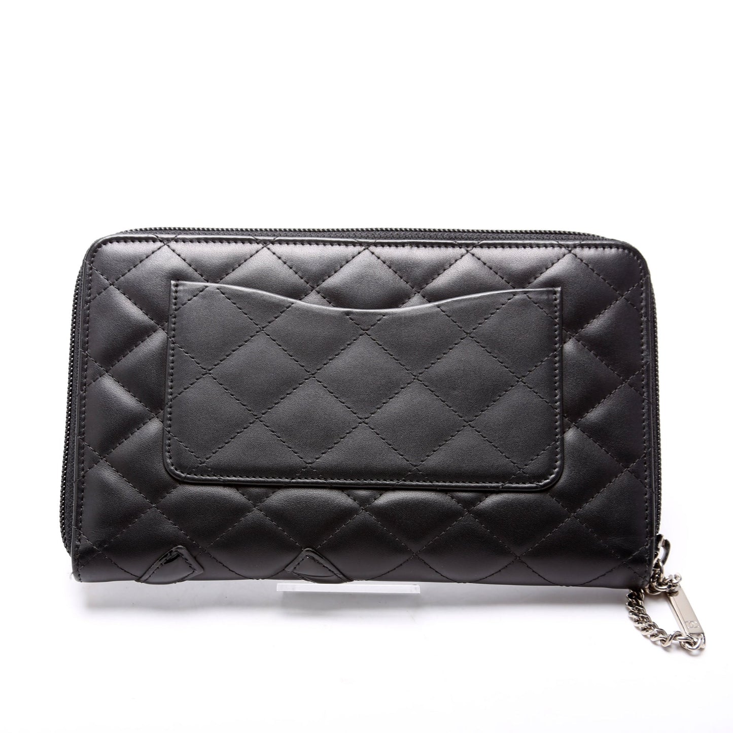 Cambon Ligne Zip Around Organizer Wallet Black