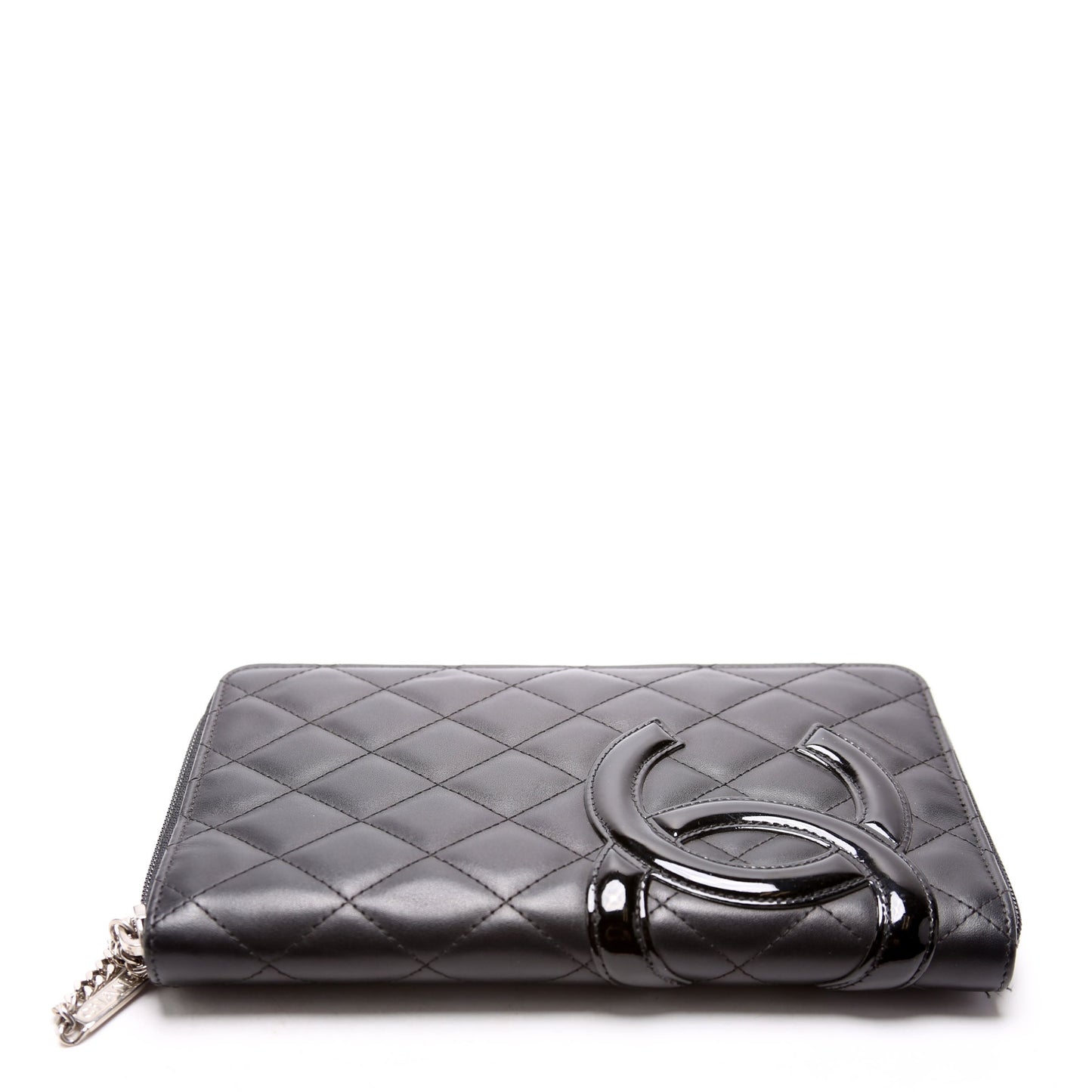 Cambon Ligne Zip Around Organizer Wallet Black